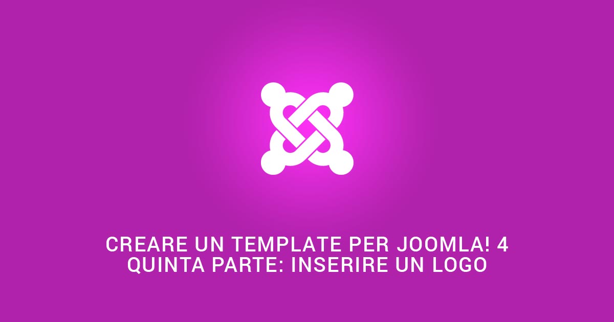 Inserire il logo in un template custom per Joomla! 4