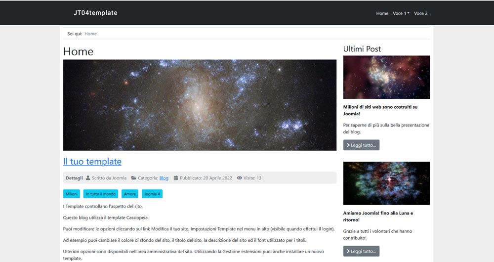 sidebar template joomla 4
