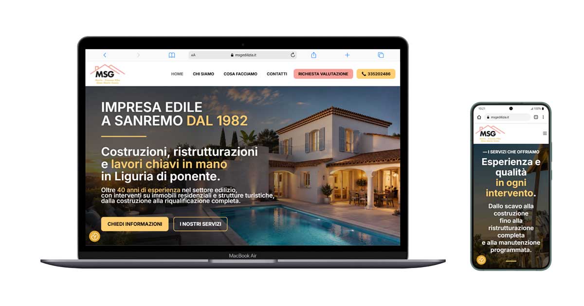 MSG Ediliza, impresa edile a Sanremo